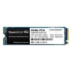 SSD Team Group MP33, M.2 2280 512GB PCI-e 3.0 x4 NVMe SSD Team Group MP33, M.2 2280 512GB PCI-e 3.0 x4 NVMe