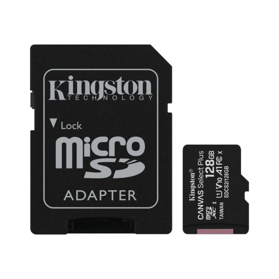 Карта памет Kingston Canvas Select Plus microSDXC 128GB Карта памет Kingston Canvas Select Plus microSDXC 128GB
