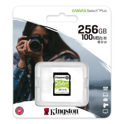 Карта памет Kingston Canvas Select Plus SD 256GB Карта памет Kingston Canvas Select Plus SD 256GB