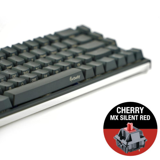 Геймърскa механична клавиатура Ducky One 2 SF RGB, Cherry MX Silent Red Геймърскa механична клавиатура Ducky One 2 SF RGB, Cherry MX Silent Red