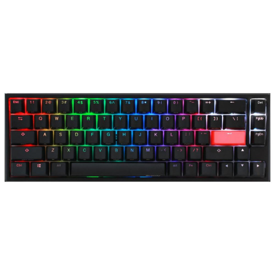 Геймърскa механична клавиатура Ducky One 2 SF RGB, Cherry MX Silent Red Геймърскa механична клавиатура Ducky One 2 SF RGB, Cherry MX Silent Red