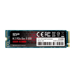 SSD Silicon Power P34A80 M.2-2280 PCIe NVMe 512GB SSD Silicon Power P34A80 M.2-2280 PCIe NVMe 512GB