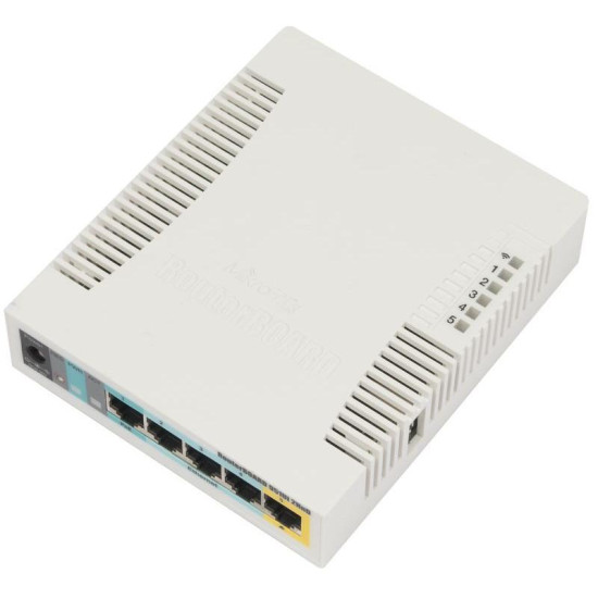 Безжичен Access Point MikroTik RB951Ui-2HnD, 2.4Ghz AP, 5x10/100 Ethernet, USB, 600MHz CPU, 128MB RAM Безжичен Access Point MikroTik RB951Ui-2HnD, 2.4Ghz AP, 5x10/100 Ethernet, USB, 600MHz CPU, 128MB RAM