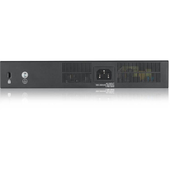 Суич 8-портов ZyXEL GS1920-8HPV2, Gigabit, управляем, PoE Суич 8-портов ZyXEL GS1920-8HPV2, Gigabit, управляем, PoE