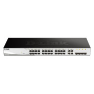 D-Link DGS-1210-28, 28-ports 10/100/1000 Gigabit Smart Switch including 4 x 1000Base-T /SFP ports, managed, Rack-Mount D-Link DGS-1210-28, 28-ports 10/100/1000 Gigabit Smart Switch including 4 x 1000Base-T /SFP ports, managed, Rack-Mount