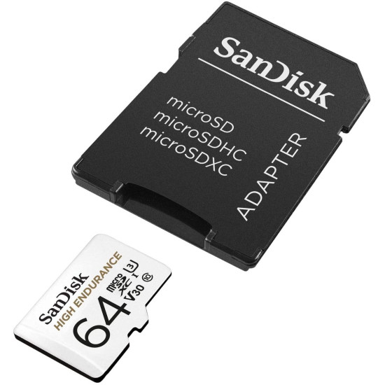 Memory card SANDISK micro SDXC UHS-I, SD Adapter, 64GB Memory card SANDISK micro SDXC UHS-I, SD Adapter, 64GB