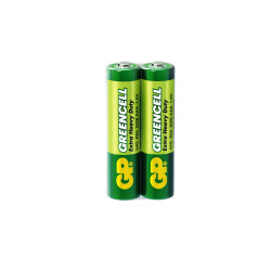 Zinc carbonic zinc battery GP GREENCELL  R03 AAA 2 pcs.  shrink 1.5V