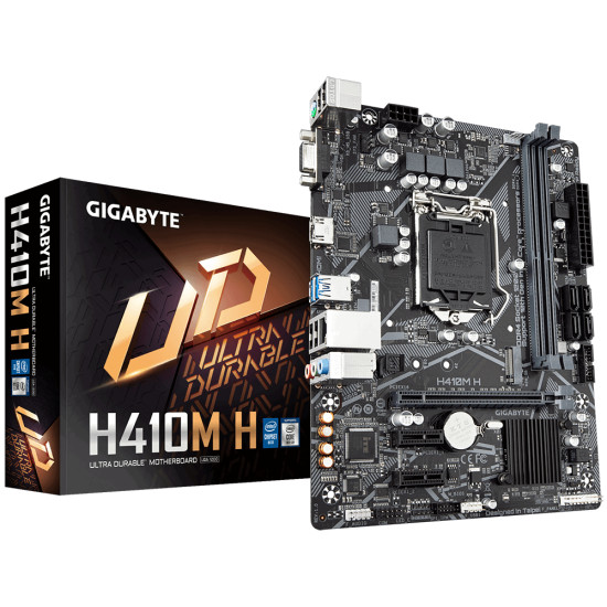 Дънна платка GIGABYTE H410M-H V2, Socket 1200 Дънна платка GIGABYTE H410M-H V2, Socket 1200