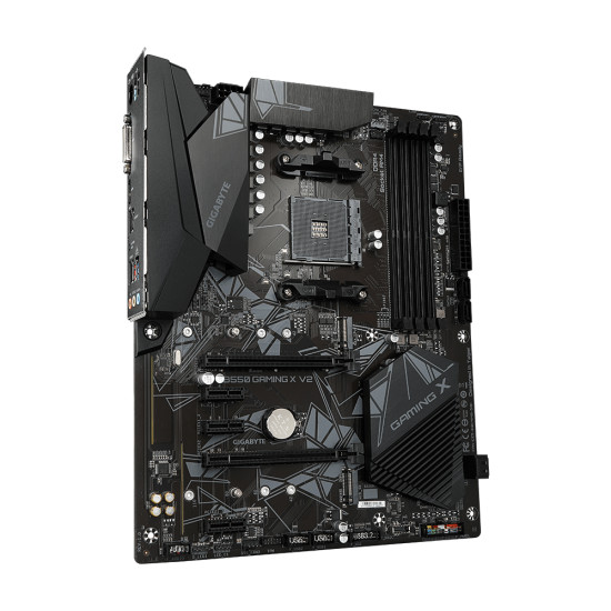 Дънна платка GIGABYTE B550 GAMING X V2 Socket AM4, 4 x DDR4, RGB Fusion, V2 (rev. 1.0)