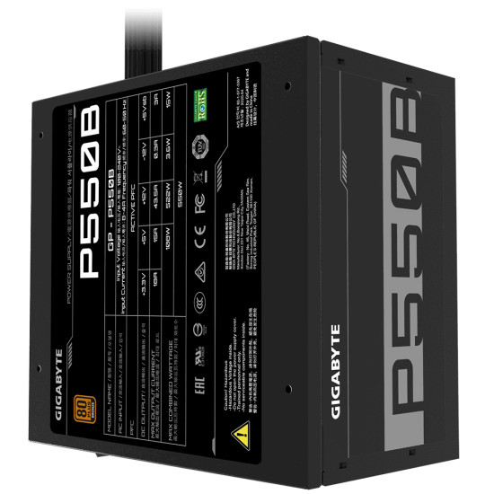 Power Supply Gigabyte GP-P550B, 550W, 80+, Bronze
