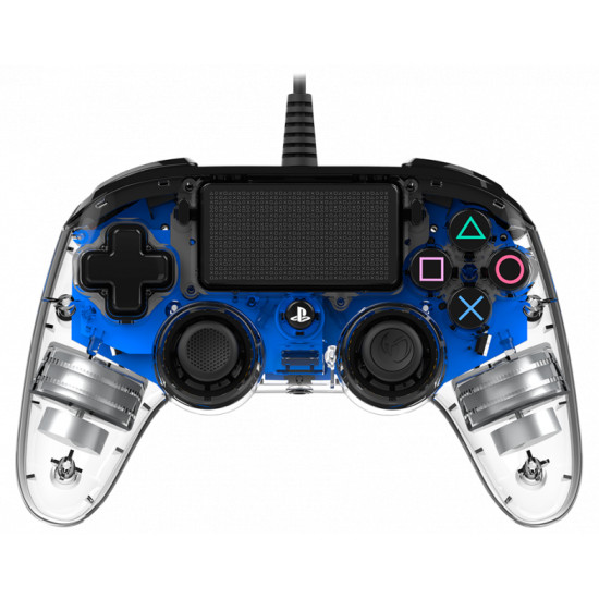 Жичен геймпад Nacon Wired Illuminated Compact Controller Blue, Син Жичен геймпад Nacon Wired Illuminated Compact Controller Blue, Син