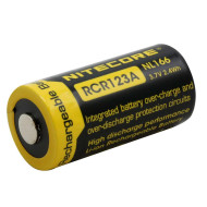 LiIon rechargeable CR-123 LiIon  3,7V 16340 650mAh NITECORE LiIon rechargeable CR-123 LiIon  3,7V 16340 650mAh NITECORE