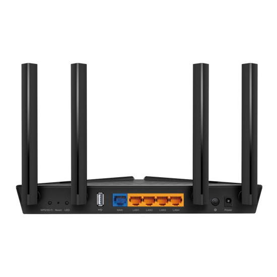 Безжичен рутер TP-Link Archer AX20 AX1800, 2.4/5 GHz, 574 - 1201 Mbps, 10/100/1000 Безжичен рутер TP-Link Archer AX20 AX1800, 2.4/5 GHz, 574 - 1201 Mbps, 10/100/1000