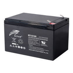 Lead Battery RITAR (RT12120) AGM  12V / 12 Ah - 151 / 98 / 95mm T2 RITAR