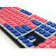 Ducky Pudding Red & Blue 108-Keycap Set PBT Double-Shot US Layout Ducky Pudding Red & Blue 108-Keycap Set PBT Double-Shot US Layout