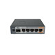 Ethernet router MiKrotik hEX S - RB760iGS, 5 x 10/100/1000 Mbps, Black Ethernet router MiKrotik hEX S - RB760iGS, 5 x 10/100/1000 Mbps, Black