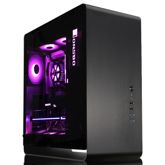 Кутия Jonsbo UMX4, TG, ATX, Черна Кутия Jonsbo UMX4, TG, ATX, Черна