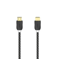 Кабел HAMA 205444, HDMI мъжко - HDMI мъжко, Ethernet, 1.5 м, Позлатени конектори, Черен Кабел HAMA 205444, HDMI мъжко - HDMI мъжко, Ethernet, 1.5 м, Позлатени конектори, Черен