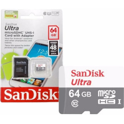 Memory card SANDISK Ultra microSDHC UHS-I, 64GB