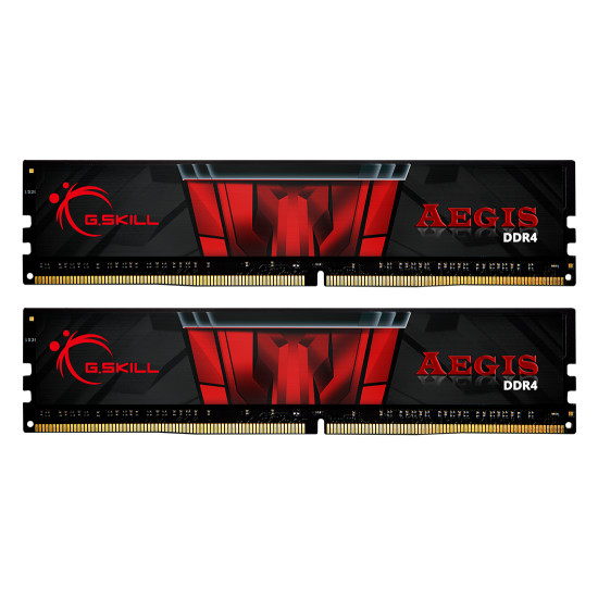 Памет G.SKILL Aegis 16GB(2x8GB) DDR4 2666MHz F4-2666C19D-16GIS Памет G.SKILL Aegis 16GB(2x8GB) DDR4 2666MHz F4-2666C19D-16GIS