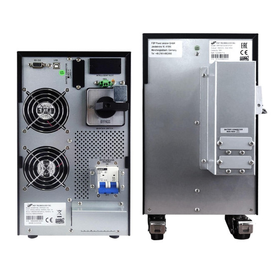 UPS FSP Group Champ Tower 6K, 6000VA, 5400W, LCD, Не са вкл. батерии UPS FSP Group Champ Tower 6K, 6000VA, 5400W, LCD, Не са вкл. батерии