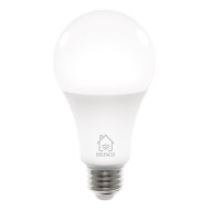 DELTACO SMART HOME LED light, E27, WiFI 2.4GHz, 9W, 810lm, dimmable, 2700K-6500K, 220-240V, white DELTACO SMART HOME LED light, E27, WiFI 2.4GHz, 9W, 810lm, dimmable, 2700K-6500K, 220-240V, white