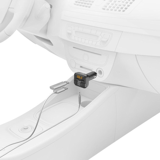 FM Трансмитер HAMA AUX-IN, USB-IN, MP3, Черен, 14163 FM Трансмитер HAMA AUX-IN, USB-IN, MP3, Черен, 14163