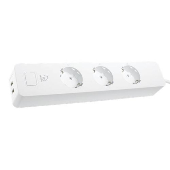 Смарт разклонител, 1.5m, DELTACO SH-P03USB2