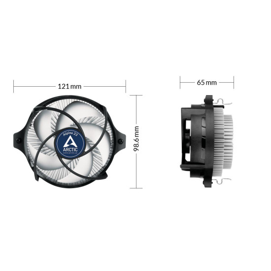 Охладител за процесор Arctic Alpine 23, AM4 Охладител за процесор Arctic Alpine 23, AM4