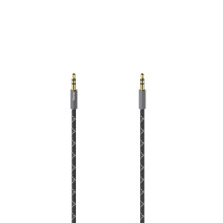 Audio Cable HAMA 3.5 mm jack plug - plug, stereo, metal, gold-plated, 1.5m