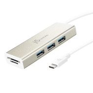 USB-C 3.1 Хъб 3-портов J5create, J5-JCH347 USB-C 3.1 Хъб 3-портов J5create, J5-JCH347