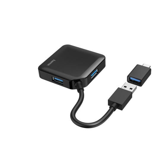 USB Hub, 4 Ports, HAMA-200116 USB Hub, 4 Ports, HAMA-200116