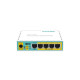 Рутер MiKrotik RB750UPr2, 10/100 Mbps, PoE, 64 MB, CPU 650MHz, Бял Рутер MiKrotik RB750UPr2, 10/100 Mbps, PoE, 64 MB, CPU 650MHz, Бял