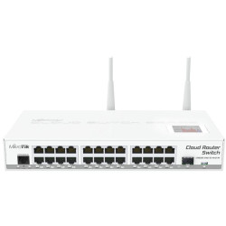 Router MikroTik CRS125-24G-1S-2HND-IN, CPU 600MHz, 128MB, 24 ports, WiFi Router MikroTik CRS125-24G-1S-2HND-IN, CPU 600MHz, 128MB, 24 ports, WiFi