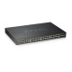 Суич ZYXEL GS1920-48HP, 44х GbE порта, 4х Combo порта SFP/RJ-45, Управляем, Монтаж в шкаф Суич ZYXEL GS1920-48HP, 44х GbE порта, 4х Combo порта SFP/RJ-45, Управляем, Монтаж в шкаф