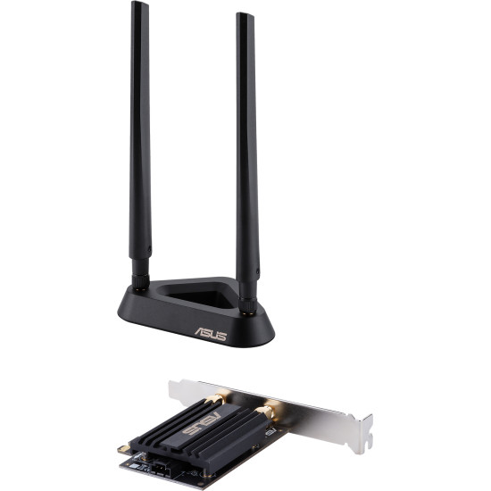 ASUS PCE-AX58BT, AX3000 Dual Band PCI-E Adapter, WiFi 6 (802.11ax)
