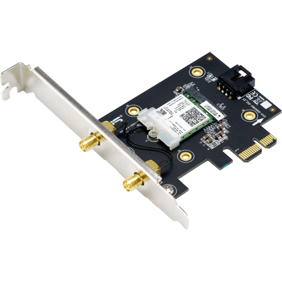 Адаптер ASUS PCE-AX3000, AX3000 Dual Band PCI-E, WiFi 6 (802.11ax) Адаптер ASUS PCE-AX3000, AX3000 Dual Band PCI-E, WiFi 6 (802.11ax)