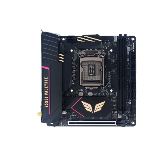 Дънна платка BIOSTAR Z590I VALKYRIE, Mini-ITX, WI-FI 6, socket 1200 Дънна платка BIOSTAR Z590I VALKYRIE, Mini-ITX, WI-FI 6, socket 1200