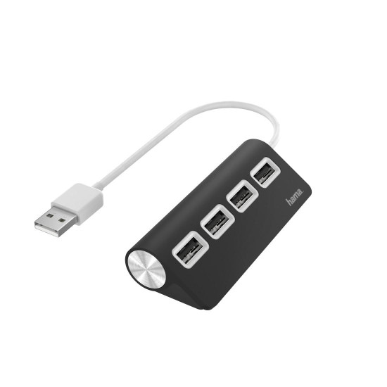 USB hub, 4 ports, HAMA-200119