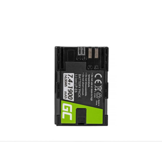 Батерия за апарат / камера CANON LPE6 Canon EOS 70D LiIon 7,4V 1900mAh GREEN CELL Батерия за апарат / камера CANON LPE6 Canon EOS 70D LiIon 7,4V 1900mAh GREEN CELL
