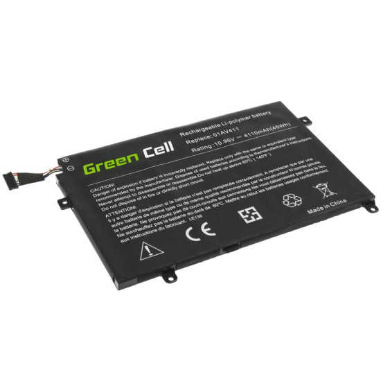 Батерия за лаптоп GREEN CELL 01AV411 01AV412 01AV413, за Lenovo ThinkPad E470 E475, 10.95V, 4110mAH Батерия за лаптоп GREEN CELL 01AV411 01AV412 01AV413, за Lenovo ThinkPad E470 E475, 10.95V, 4110mAH
