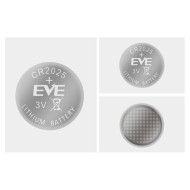 Lithium Button Battery CR 2025 1pc  bulk 3V  EVE BATTERY Lithium Button Battery CR 2025 1pc  bulk 3V  EVE BATTERY