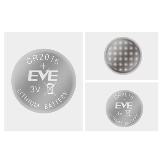 Lithium Button Battery CR 2016 1pc bulk 3V EVE BATTERY Lithium Button Battery CR 2016 1pc bulk 3V EVE BATTERY
