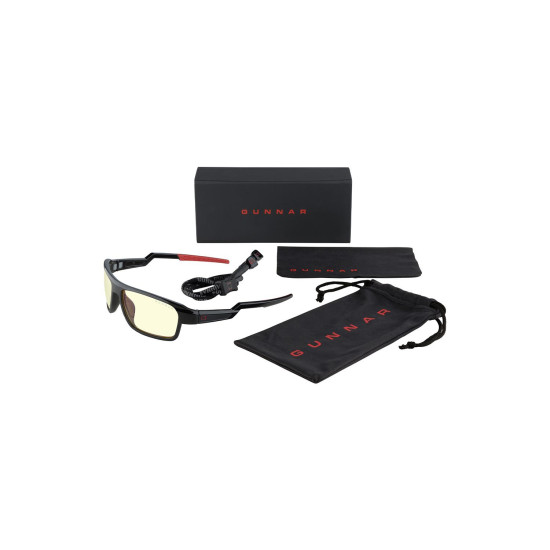 Геймърски очила GUNNAR Lightning Bolt Base Onyx, Amber Геймърски очила GUNNAR Lightning Bolt Base Onyx, Amber
