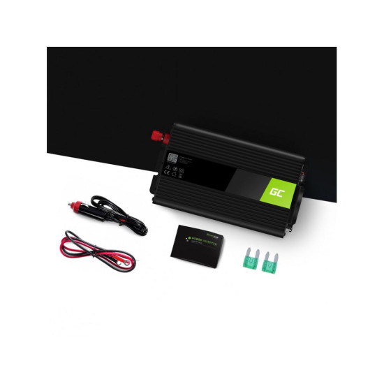 Inverter 12/220 V DC/AC 500W/1000W Modified sine wave GREEN CELL Inverter 12/220 V DC/AC 500W/1000W Modified sine wave GREEN CELL