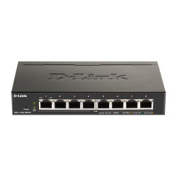 Switch D-Link DGS-1100-08PV2/E, 8 PoE 10/100/1000 Gigabit Smart Switch, managed, Rack-Mount Switch D-Link DGS-1100-08PV2/E, 8 PoE 10/100/1000 Gigabit Smart Switch, managed, Rack-Mount