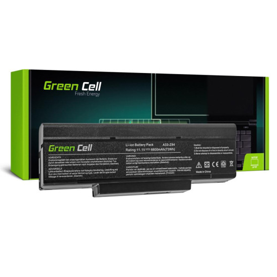 Батерия за лаптоп GREEN CELL Asus A32-Z94 SQU-718 A9 S9 S96 Z62 Z9 Z94 Z96 / 11,1V 6600mAh Батерия за лаптоп GREEN CELL Asus A32-Z94 SQU-718 A9 S9 S96 Z62 Z9 Z94 Z96 / 11,1V 6600mAh