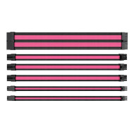 Sleeved Cable Extension Kit Thermaltake TtMod Black/Pink Sleeved Cable Extension Kit Thermaltake TtMod Black/Pink