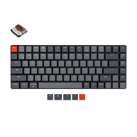 Mechanical Keyboard Keychron Keychron K3 Hot-swappable TKL Keychron Optical Low Profile Brown Switch RGB LED Keychron Optical Low Profile Brown Switch ABS Mechanical Keyboard Keychron Keychron K3 Hot-swappable TKL Keychron Optical Low Profile Brown Switch RGB LED Keychron Optical Low Profile Brown Switch ABS