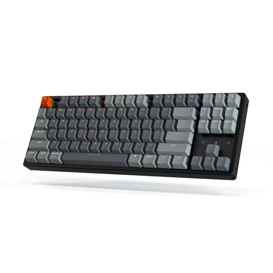 Mechanical Keyboard Keychron K8 Aluminum Hot-Swappable TKL Gateron Red Switch RGB LED ABS Mechanical Keyboard Keychron K8 Aluminum Hot-Swappable TKL Gateron Red Switch RGB LED ABS